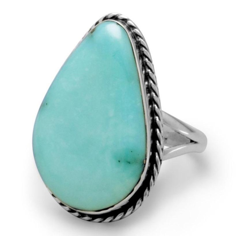 ✨ Freeform Turquoise Ring
